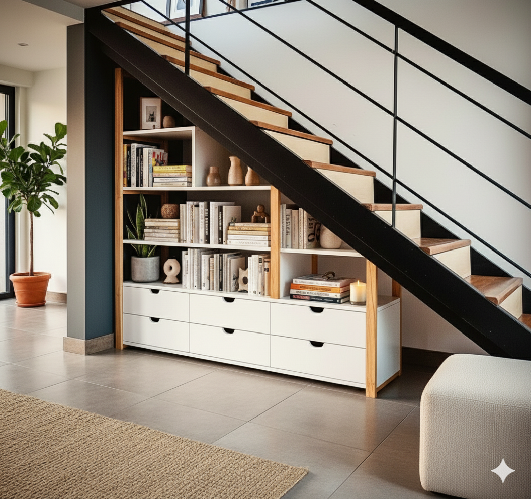 Estantería Bajo Escalera